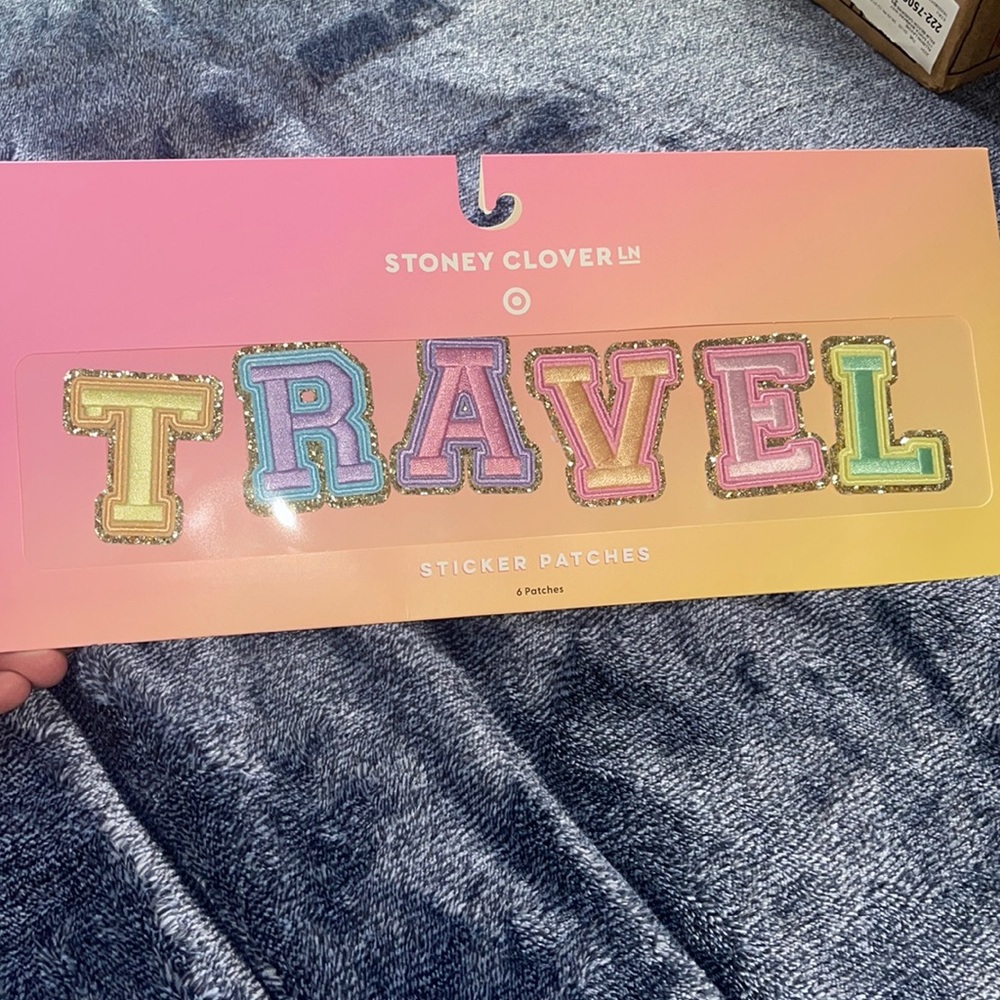 New 🌸Stoney clover lane “TRAVEL” patches✈️✈️